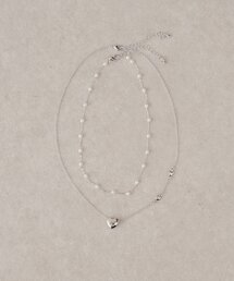 Chico | ハートモチーフ付きアシメデザインネックレス(ネックレス)