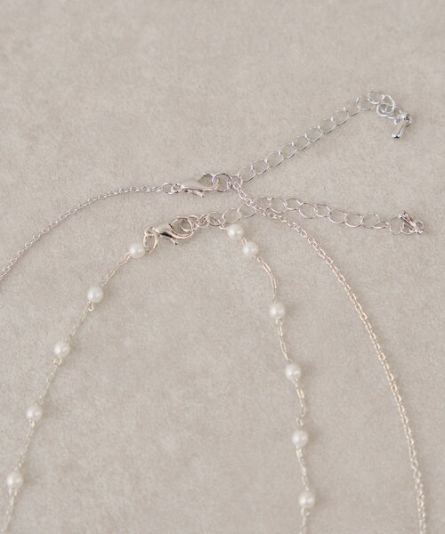 Chico（チコ）の「ハートモチーフ付きアシメデザインネックレス（ネックレス・レディース・ゴールド/シルバー・FREE）」の6枚目の写真