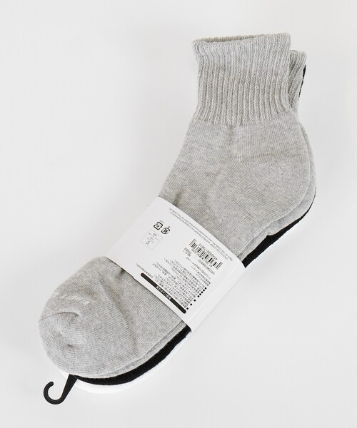 ABAHOUSE（アバハウス）の「FTL81662100Q3Pﾍﾞｰｼｯｸ（ソックス/靴下・メンズ・ホワイト系その他・フリー）」の4枚目の写真