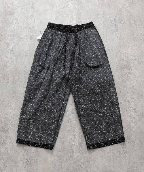 JOURNAL STANDARD LUXE(ジャーナルスタンダード ラックス)の「ドットプリントフロントタックパンツ(その他パンツ・レディース・ブラック・FREE)」の22枚目の写真