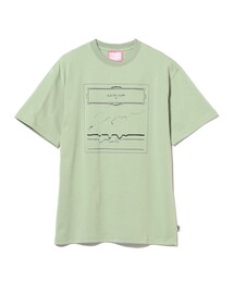 BEAMS 長袖カットソー グリーン系 総柄】 B:MING by BEAMS 長袖