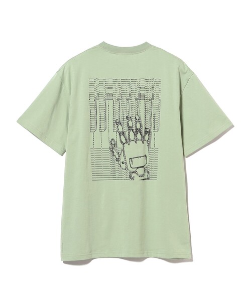 BEAMS T(ビームスティー)の「【別注】WGN / Electric Ocean T-shirt(Tシャツ/カットソー・メンズ・カーキ・XL/L/M)」の5枚目の写真