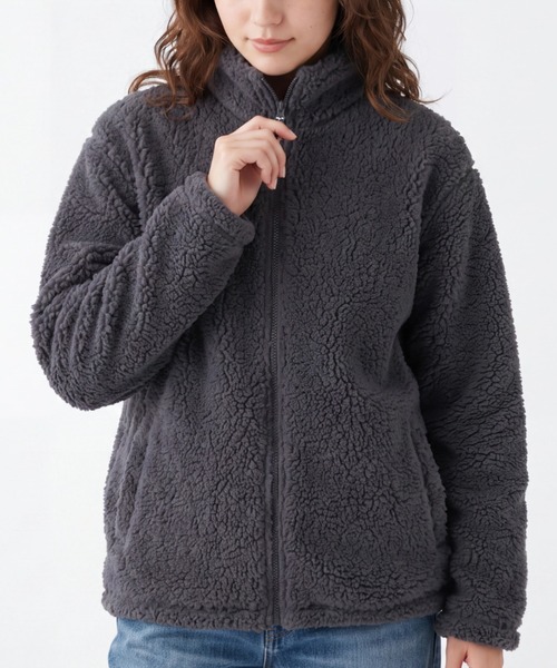 INNOCENT(イノセント)の「【T18】【BOXERCRAFT/ボクサークラフト】MEN'S FULL ZIP SHERPA(パーカー・メンズ・ブラック/チャコールグレー/ネイビー・MEDIUM)」の2枚目の写真