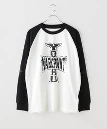 MARK POINT / マークポイント RAGLAN L/S TEE