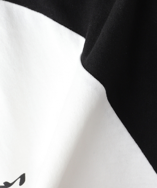 MARK POINT(マークポイント)の「MARK POINT / マークポイント RAGLAN L/S TEE(Tシャツ/カットソー・メンズ・ブラック/パープル・LARGE/MEDIUM)」の5枚目の写真