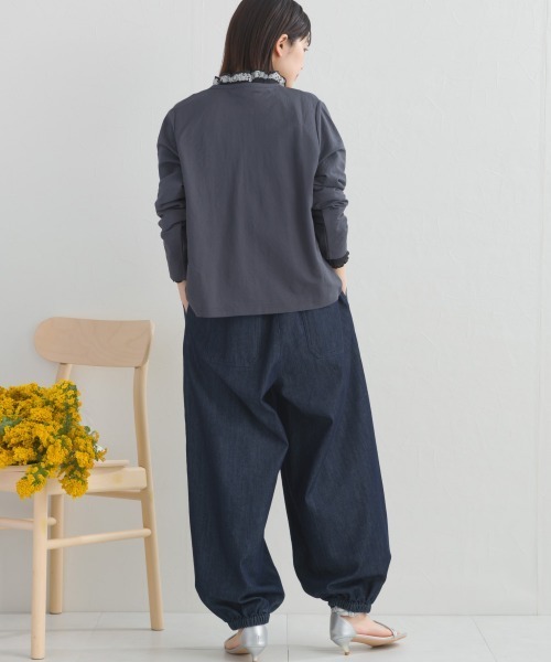 OMNES（オムネス）の「接触冷感クルーネック長袖カーディガン（カーディガン/ボレロ・レディース・グレー系その他/ブラウン/レッド/ダークグレー/ミント/イエロー・FREE）」の11枚目の写真