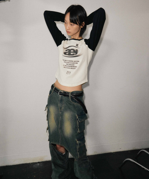 MINAV（ミナブ）の「アーカイブシンボルナグランTシャツ W [クリーム]（Tシャツ/カットソー・レディース・その他・SMALL）」の7枚目の写真