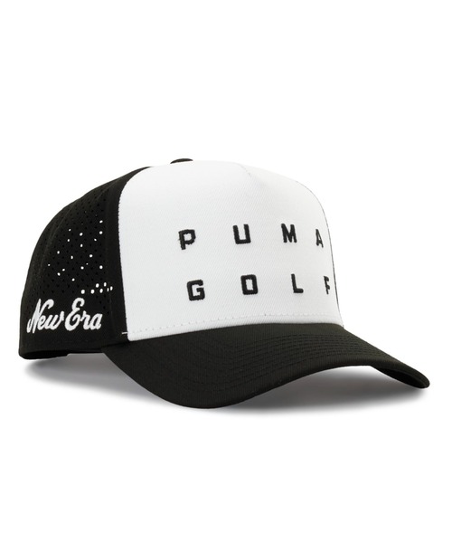 PUMA(プーマ)の「PUMA プーマ メンズ ゴルフ PUMA x NEW ERA 9FORTY メッシュ キャップ PUMAxNEWERA 9FORT(キャップ・メンズ・グレー/ブラック・フリー)」の2枚目の写真