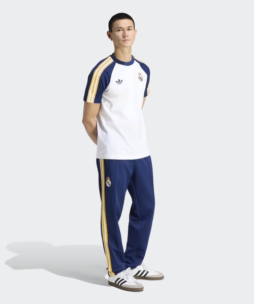 adidas(アディダス)の「レアル・マドリード オリジナルス Tシャツ / アディダス adidas(Tシャツ/カットソー・メンズ・ホワイト・X-LARGE/SMALL/MEDIUM/LARGE/XXX-LARGE/XX-LARGE)」の5枚目の写真