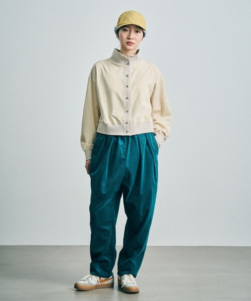 sneeuw(スニュウ)の「コーデュロイタックドローパンツ(その他パンツ・レディース・グリーン/ブラウン・3/1)」の7枚目の写真