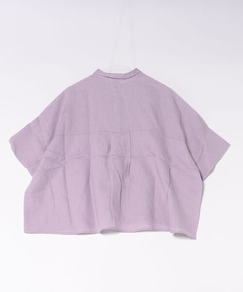 heavenly ヘブンリー　リネントップス・スカートセット　パープル 素肌喜ぶカラーリネンポロ｜HEAVENLY（ヘブンリー）の商品詳細