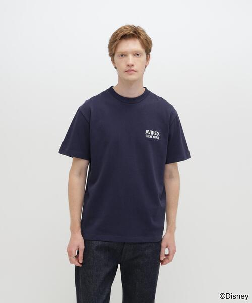 AVIREX(アヴィレックス)の「《Disney Collection》EMBROIDERY T-SHIRT / MICKEY MOUSE / AVIREX / アヴィレックス(Tシャツ/カットソー・メンズ・ネイビー/キナリ・X-LARGE/MEDIUM/XX-LARGE/LARGE)」の10枚目の写真
