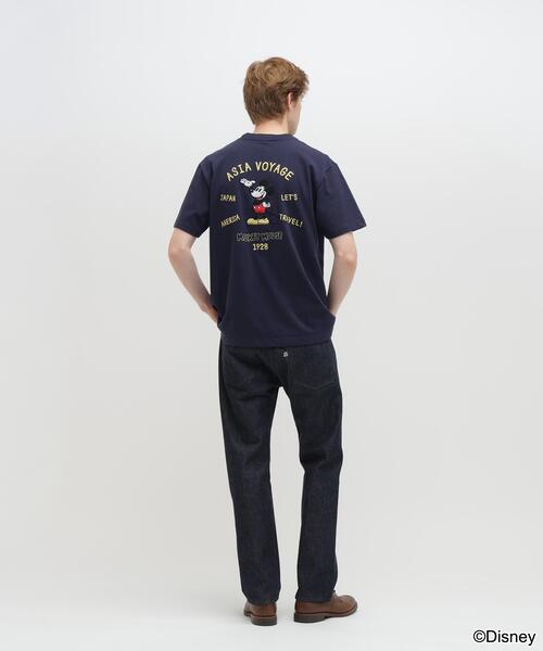 AVIREX(アヴィレックス)の「《Disney Collection》EMBROIDERY T-SHIRT / MICKEY MOUSE / AVIREX / アヴィレックス(Tシャツ/カットソー・メンズ・ネイビー/キナリ・X-LARGE/MEDIUM/XX-LARGE/LARGE)」の12枚目の写真