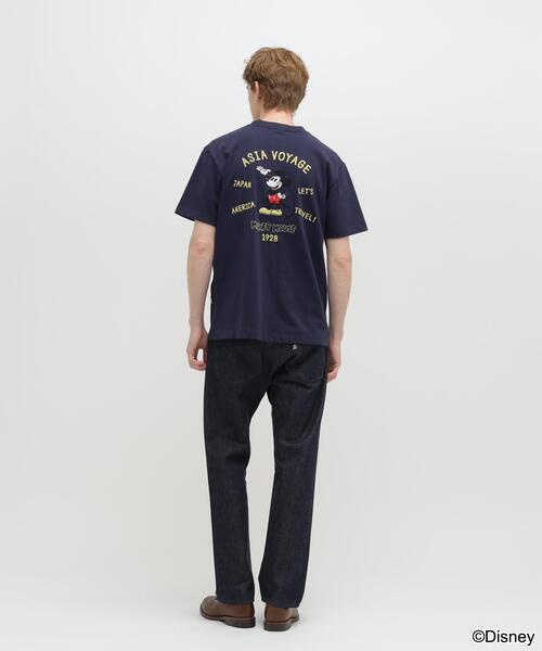 AVIREX(アヴィレックス)の「《Disney Collection》EMBROIDERY T-SHIRT / MICKEY MOUSE / AVIREX / アヴィレックス(Tシャツ/カットソー・メンズ・ネイビー/キナリ・X-LARGE/MEDIUM/XX-LARGE/LARGE)」の13枚目の写真