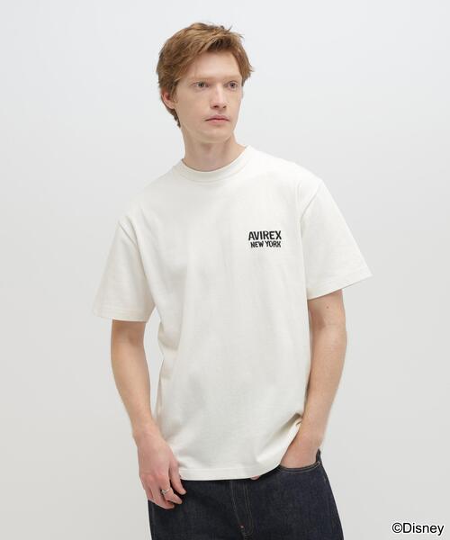 AVIREX(アヴィレックス)の「《Disney Collection》EMBROIDERY T-SHIRT / MICKEY MOUSE / AVIREX / アヴィレックス(Tシャツ/カットソー・メンズ・ネイビー/キナリ・X-LARGE/MEDIUM/XX-LARGE/LARGE)」の21枚目の写真