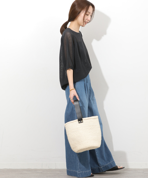 JOURNAL STANDARD relume（ジャーナルスタンダード　レリューム）の「リラックスイージーワイドデニム（デニムパンツ・レディース・サックスブルー/ブルー系その他・38/36）」の5枚目の写真