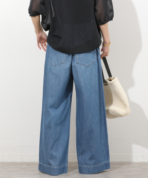 JOURNAL STANDARD relume（ジャーナルスタンダード　レリューム）の「リラックスイージーワイドデニム（デニムパンツ・レディース・サックスブルー/ブルー系その他・38/36）」の10枚目の写真