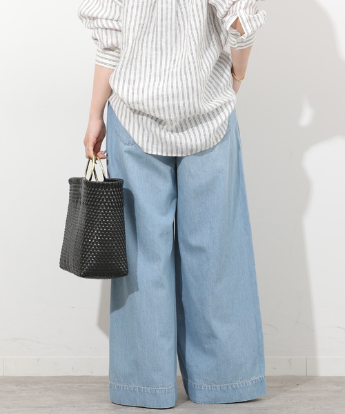 JOURNAL STANDARD relume（ジャーナルスタンダード　レリューム）の「リラックスイージーワイドデニム（デニムパンツ・レディース・サックスブルー/ブルー系その他・38/36）」の17枚目の写真