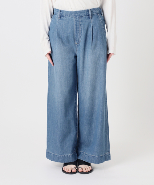 JOURNAL STANDARD relume（ジャーナルスタンダード　レリューム）の「リラックスイージーワイドデニム（デニムパンツ・レディース・サックスブルー/ブルー系その他・38/36）」の18枚目の写真