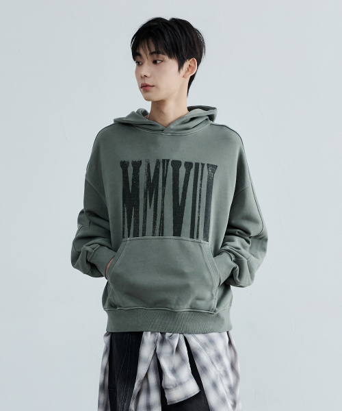 MAISON MINED(メゾンミネド)の「MMXVIII VINTAGE HOODIE DUSTY MINT(パーカー・レディース・その他・SMALL/MEDIUM/LARGE)」の4枚目の写真