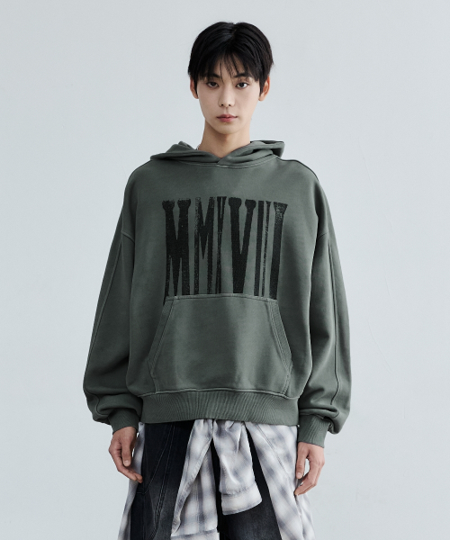MAISON MINED(メゾンミネド)の「MMXVIII VINTAGE HOODIE DUSTY MINT(パーカー・レディース・その他・SMALL/MEDIUM/LARGE)」の5枚目の写真