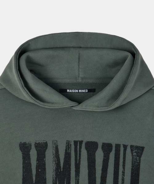 MAISON MINED(メゾンミネド)の「MMXVIII VINTAGE HOODIE DUSTY MINT(パーカー・レディース・その他・SMALL/MEDIUM/LARGE)」の11枚目の写真