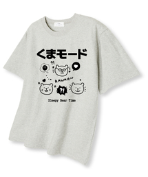 スリーピーベア オーバーサイズ 半袖Tシャツ オートミール