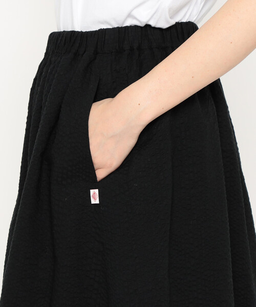 DANTON（ダントン）の「Women's Seersucker Gather Skirt（スカート・レディース・イエロー/ブラック/レッド/オフホワイト・36）」の7枚目の写真