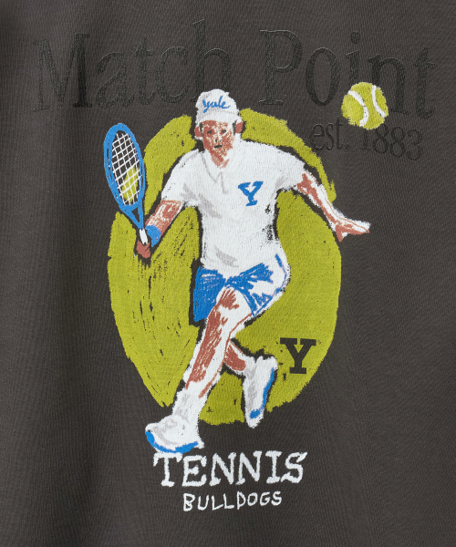 YALE(イェール)の「マッチポイント スウェットシャツ_チャコール(スウェット・レディース・その他・SMALL/MEDIUM/LARGE/X-LARGE)」の4枚目の写真