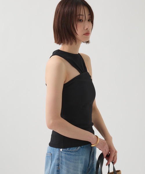 BABYLONE(バビロン)の「【TELA】ニットベアトップス(Tシャツ/カットソー・レディース・オフホワイト/ブラック・フリー)」の13枚目の写真