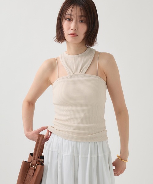 BABYLONE(バビロン)の「【TELA】ニットベアトップス(Tシャツ/カットソー・レディース・オフホワイト/ブラック・フリー)」の4枚目の写真