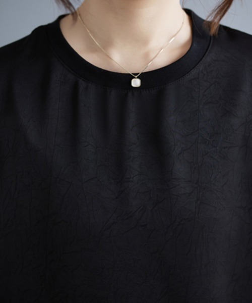 ONEP STAR(ワンピスター)の「レースヘムデザインブラウス(シャツ/ブラウス・レディース・ベージュ/ブラック・LARGE/X-LARGE/XX-LARGE)」の17枚目の写真