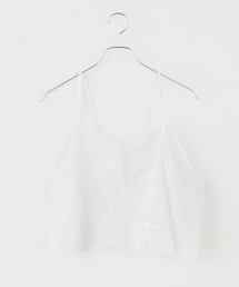 【SARA MALLIKA/サラマリカ】 Organza Aari Embroidery Cam：ブラウス