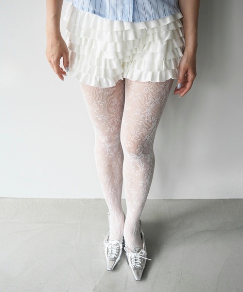 SANSeLF(サンセルフ)の「【SANSeLF】ポインテッドレースアップスリングバックパンプス sas26s012(その他シューズ・レディース・シルバー/ブラック・39/38/37/36)」の15枚目の写真