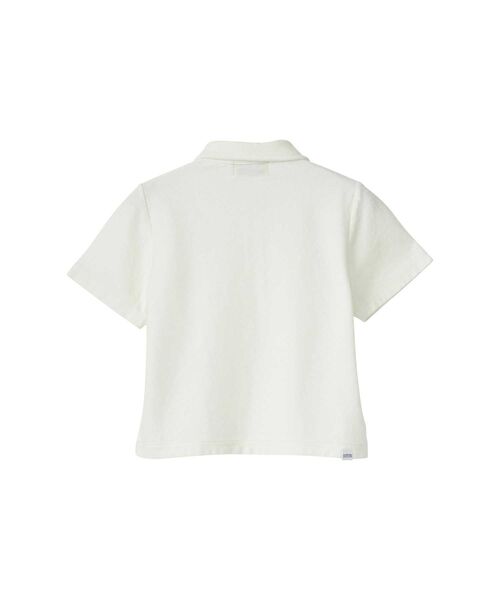 HYSTERIC GLAMOUR(ヒステリックグラマー)の「HYS MOUSE刺繍 ポロシャツ(ポロシャツ・レディース・ホワイト/ネイビー/ブラック・FREE)」の4枚目の写真