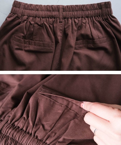 aquagarage(アクアガレージ)の「リネンブレンドバレルレッグパンツ(その他パンツ・レディース・アイボリー/ブラック/ブラウン・L/M)」の16枚目の写真