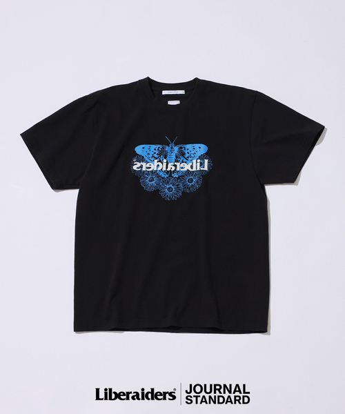 Liberaiders / リベレイダース 別注 バタフライ ミラー ロゴ Tシャツ