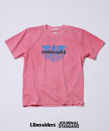 Liberaiders(リベレイダース)の「Liberaiders / リベレイダース 別注 バタフライ ミラー ロゴ Tシャツ(Tシャツ/カットソー)」