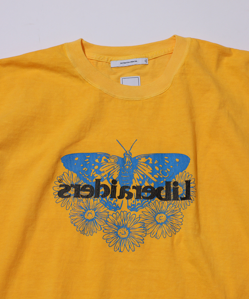 Liberaiders(リベレイダース)の「Liberaiders / リベレイダース 別注 バタフライ ミラー ロゴ Tシャツ(Tシャツ/カットソー・メンズ・イエロー/ピンク/ホワイト/ブラック系その他・LARGE/MEDIUM)」の9枚目の写真