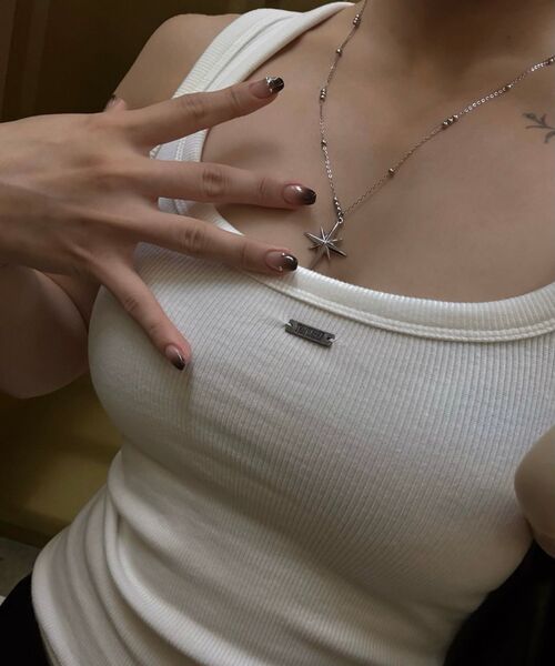 KHAKIPOINT（カーキポイント）の「Muted Tank Top (white)（Tシャツ/カットソー・レディース・その他・FREE）」の4枚目の写真