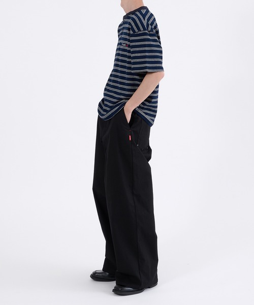Perushu(ペルーシュ)の「WAFFLE BORDER HENLEY NECK T-SHIRT/ワッフルボーダー ヘンリーネックTシャツ(Tシャツ/カットソー・メンズ・ネイビー/グリーン/アイボリー・MEDIUM/LARGE)」の21枚目の写真
