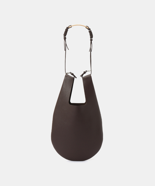 EDIT. FOR LULU（エディットフォールル）の「【_Fot/フォート】plywood knot handle bag（クラッチバッグ・レディース・ブラウン・FREE）」の7枚目の写真