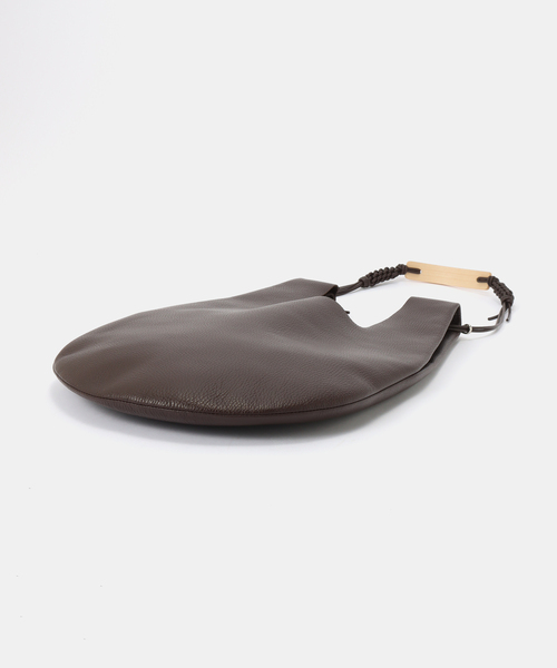 EDIT. FOR LULU（エディットフォールル）の「【_Fot/フォート】plywood knot handle bag（クラッチバッグ・レディース・ブラウン・FREE）」の8枚目の写真