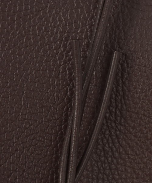 EDIT. FOR LULU（エディットフォールル）の「【_Fot/フォート】plywood knot handle bag（クラッチバッグ・レディース・ブラウン・FREE）」の15枚目の写真
