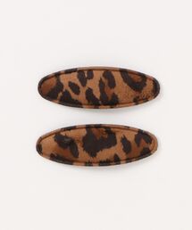bibmilk（ビブミルク）の「DECORATE HEAD VELOUR ANIMAL OVAL PIN 6cm 2PCS（ヘアピン）」