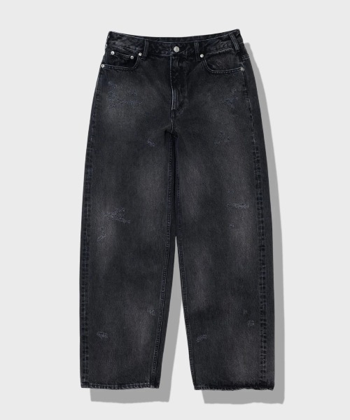 Universal Style Wear(ユニバーサルスタイルウェア)の「Universal Style Wear/ユニバーサルスタイルウェア Vintage denim pants(デニムパンツ・メンズ・ブラック/インディゴブルー・X-LARGE/LARGE/MEDIUM)」の1枚目の写真