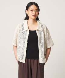レース ショートスリーブシャツ ‐ウォッシャブル‐ <A DAY IN THE LIFE>