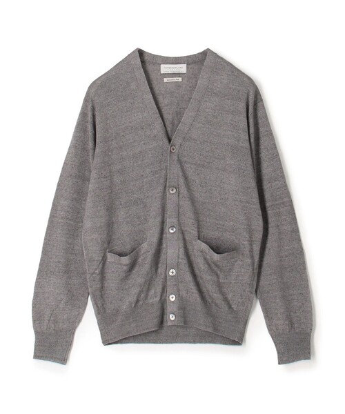 TOMORROWLAND (トゥモローランド)の「TOMORROWLAND tricot ティントリネン Vネックカーディガン(カーディガン/ボレロ・メンズ・グリーン/グレー/ネイビー/ブラック/オレンジ・S/L/M)」の3枚目の写真