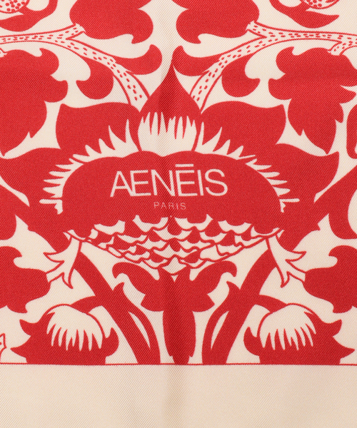 Noble(ノーブル)の「AENEIS/エネス MUR FLORAL 68cm(バンダナ/スカーフ・レディース・レッド・FREE)」の4枚目の写真