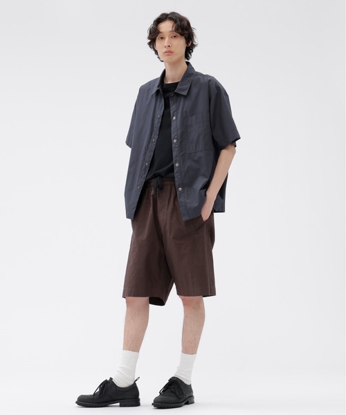 MHL.(エムエイチエル)の「LIGHTWEIGHT COTTON NYLON TWILL(その他パンツ・メンズ・ボルドー/ブラック・LARGE/MEDIUM)」の6枚目の写真